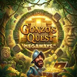Gonzos Quest Megaways game at Golden Genie Casino for United Kingdom players